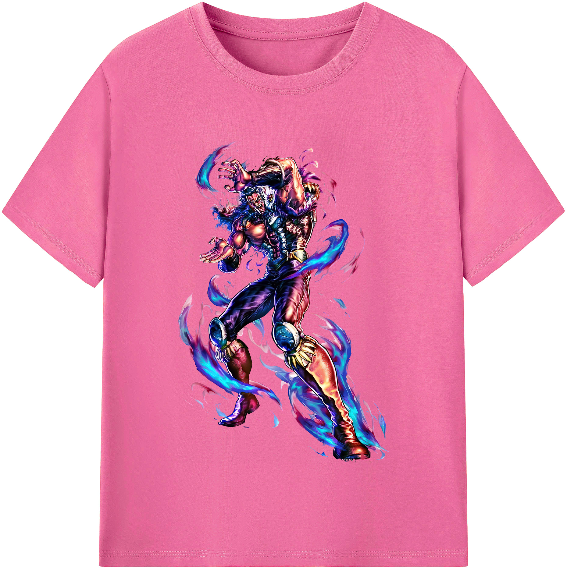 （画像用） 北斗の拳 Fist of the North Star レディースカジュアルプリントTシャツ（綿100％）